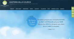 Desktop Screenshot of easternhillschurch.org